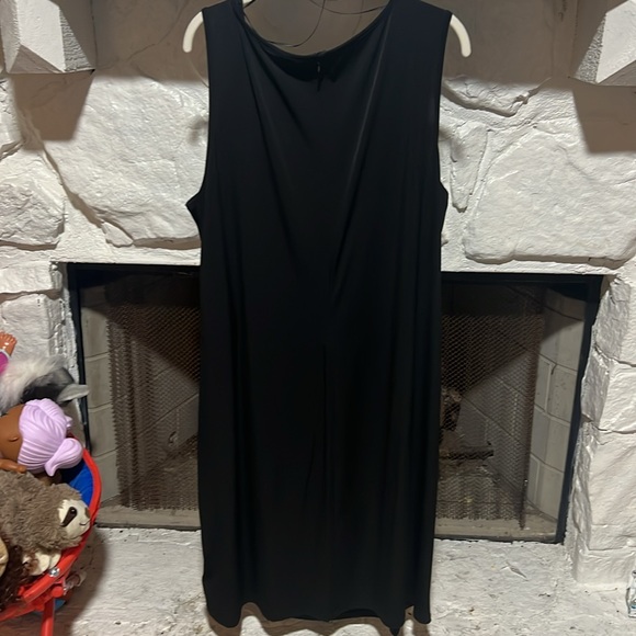 Michael Kors Black Dress, Zip Back, Silver Front Buckle Size 3X Brand New - Picture 7 of 7